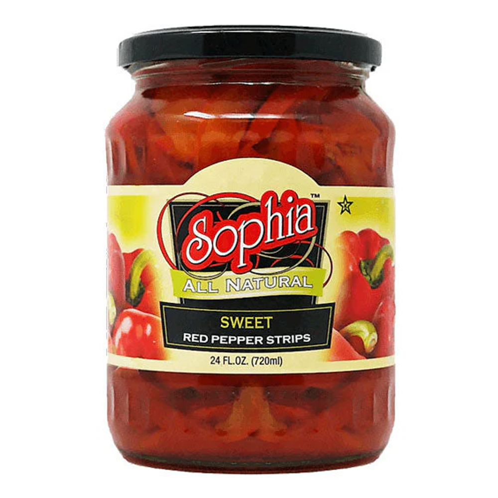 Marinated Pepper Red – Strips – 24.35 fl oz (720.0ml)